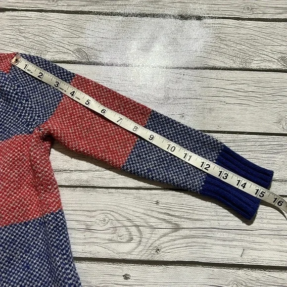 🌻GapKids sz XS(4-5) Red and Blue Cardigan - Picture 7 of 7